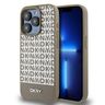 DKNY DKHMP15XPSOSPW iPhone 15 Pro Max6.7" brązowy/brown hardcase Leather Printed Pattern Metal Logo MagSafe na NearMe.pl