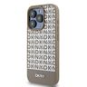 DKNY DKHMP15XPSOSPW iPhone 15 Pro Max6.7" brązowy/brown hardcase Leather Printed Pattern Metal Logo MagSafe na NearMe.pl
