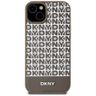 DKNY DKHMP15SPSOSPW iPhone 15 / 14 / 136.1" brązowy/brown hardcase Leather Printed Pattern Metal Logo MagSafe na NearMe.pl