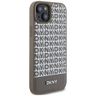 DKNY DKHMP15SPSOSPW iPhone 15 / 14 / 136.1" brązowy/brown hardcase Leather Printed Pattern Metal Logo MagSafe na NearMe.pl