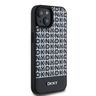 DKNY DKHMP15SPSOSPK iPhone 15 / 14 / 136.1" czarny/black hardcase Leather Printed Pattern Metal Logo MagSafe na NearMe.pl