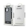 DKNY DKHMP15SPSOSPK iPhone 15 / 14 / 136.1" czarny/black hardcase Leather Printed Pattern Metal Logo MagSafe na NearMe.pl