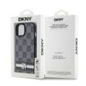DKNY DKHCP15SPCPTSSK iPhone 15 / 14 / 136.1" czarny/black hardcase Leather Checkered Mono Pattern & Printed Stripes na NearMe.pl
