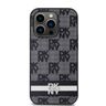 DKNY DKHCP14LPCPTSSK iPhone 14 Pro6.1" czarny/black hardcase Leather Checkered Mono Pattern & Printed Stripes na NearMe.pl