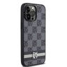 DKNY DKHCP14XPCPTSSK iPhone 14 Pro Max6.7" czarny/black hardcase Leather Checkered Mono Pattern & Printed Stripes na NearMe.pl