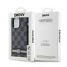 DKNY DKHCP14XPCPTSSK iPhone 14 Pro Max6.7" czarny/black hardcase Leather Checkered Mono Pattern & Printed Stripes na NearMe.pl