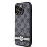 DKNY DKHCP14XPCPTSSK iPhone 14 Pro Max6.7" czarny/black hardcase Leather Checkered Mono Pattern & Printed Stripes na NearMe.pl