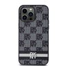 DKNY DKHCP14XPCPTSSK iPhone 14 Pro Max6.7" czarny/black hardcase Leather Checkered Mono Pattern & Printed Stripes na NearMe.pl