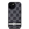 DKNY DKHCP15MPCPTSSK iPhone 15 Plus /14 Plus 6.7" czarny/black hardcase Leather Checkered Mono Pattern & Printed Stripes na NearMe.pl