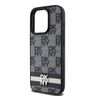 DKNY DKHCP15XPCPTSSK iPhone 15 Pro Max6.7" czarny/black hardcase Leather Checkered Mono Pattern & Printed Stripes na NearMe.pl