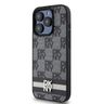 DKNY DKHCP15XPCPTSSK iPhone 15 Pro Max6.7" czarny/black hardcase Leather Checkered Mono Pattern & Printed Stripes na NearMe.pl