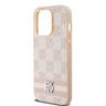 DKNY DKHCP14LPCPTSSP iPhone 14 Pro6.1" różowy/pink hardcase Leather Checkered Mono Pattern & Printed Stripes na NearMe.pl