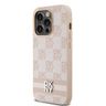 DKNY DKHCP14LPCPTSSP iPhone 14 Pro6.1" różowy/pink hardcase Leather Checkered Mono Pattern & Printed Stripes na NearMe.pl