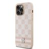 DKNY DKHCP14XPCPTSSP iPhone 14 Pro Max6.7" różowy/pink hardcase Leather Checkered Mono Pattern & Printed Stripes na NearMe.pl