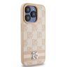 DKNY DKHCP15XPCPTSSP iPhone 15 Pro Max6.7" różowy/pink hardcase Leather Checkered Mono Pattern & Printed Stripes na NearMe.pl