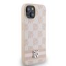 DKNY DKHCP15SPCPTSSP iPhone 15 / 14 / 136.1" różowy/pink hardcase Leather Checkered Mono Pattern & Printed Stripes na NearMe.pl