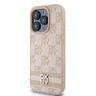DKNY DKHCP15LPCPTSSP iPhone 15 Pro6.1" różowy/pink hardcase Leather Checkered Mono Pattern & Printed Stripes na NearMe.pl