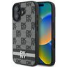DKNY DKHCP16SPCPTSSK iPhone 16 6.1"6.1" czarny/black hardcase Checkered Pattern & Printed Stripes na NearMe.pl