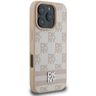 DKNY DKHCP16LPCPTSSP iPhone 16 Pro 6.3"różowy/pink hardcase Checkered Pattern & Printed Stripes na NearMe.pl