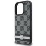 DKNY DKHCP16LPCPTSSK iPhone 16 Pro 6.3" czarny/black hardcase Checkered Pattern & Printed Stripes na NearMe.pl