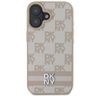 DKNY DKHCP16SPCPTSSP iPhone 16 6.1"różowy/pink hardcase Checkered Pattern & Printed Stripes na NearMe.pl
