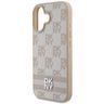 DKNY DKHCP16SPCPTSSP iPhone 16 6.1"różowy/pink hardcase Checkered Pattern & Printed Stripes na NearMe.pl