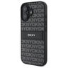 DKNY DKHCP16SPRTHSLK iPhone 16 6.1" czarny/black hardcase Texture Pattern Tonal Stripe na NearMe.pl