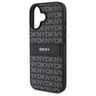 DKNY DKHCP16SPRTHSLK iPhone 16 6.1" czarny/black hardcase Texture Pattern Tonal Stripe na NearMe.pl