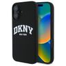 DKNY DKHMP16SSNYACH iPhone 16 6.1"       czarny/black hardcase Silicone White Printed Logo MagSafe na NearMe.pl