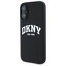 DKNY DKHMP16SSNYACH iPhone 16 6.1"       czarny/black hardcase Silicone White Printed Logo MagSafe na NearMe.pl