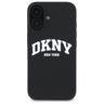 DKNY DKHMP16SSNYACH iPhone 16 6.1"       czarny/black hardcase Silicone White Printed Logo MagSafe na NearMe.pl