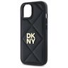 DKNY DKHCP15SPQDSLK iPhone 15 6.1"       czarny/black Quilted Stack Logo na NearMe.pl