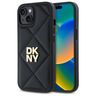DKNY DKHCP15SPQDSLK iPhone 15 6.1"       czarny/black Quilted Stack Logo na NearMe.pl