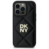 DKNY DKHCP14LPQDSLK iPhone 14 Pro 6.1"   czarny/black Quilted Stack Logo na NearMe.pl