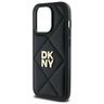 DKNY DKHCP14LPQDSLK iPhone 14 Pro 6.1"   czarny/black Quilted Stack Logo na NearMe.pl