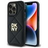 DKNY DKHCP14XPQDSLK iPhone 14 Pro Max    6.7" czarny/black Quilted Stack Logo na NearMe.pl