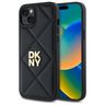 DKNY DKHCP15MPQDSLK iPhone 15 Plus 6.7"  czarny/black Quilted Stack Logo na NearMe.pl