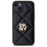 DKNY DKHCP15MPQDSLK iPhone 15 Plus 6.7"  czarny/black Quilted Stack Logo na NearMe.pl