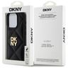 DKNY DKHCP15LPQDSLK iPhone 15 Pro 6.1"   czarny/black Quilted Stack Logo na NearMe.pl
