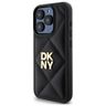 DKNY DKHCP15LPQDSLK iPhone 15 Pro 6.1"   czarny/black Quilted Stack Logo na NearMe.pl