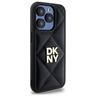 DKNY DKHCP15LPQDSLK iPhone 15 Pro 6.1"   czarny/black Quilted Stack Logo na NearMe.pl