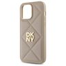 DKNY DKHCP14XPQDSLE iPhone 14 Pro Max    6.7" beżowy/beige Quilted Stack Logo na NearMe.pl