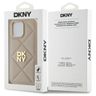 DKNY DKHCP14LPQDSLE iPhone 14 Pro 6.1"   beżowy/beige Quilted Stack Logo na NearMe.pl