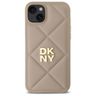 DKNY DKHCP15MPQDSLE iPhone 15 Plus 6.7"  beżowy/beige Quilted Stack Logo na NearMe.pl