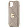 DKNY DKHCP15MPQDSLE iPhone 15 Plus 6.7"  beżowy/beige Quilted Stack Logo na NearMe.pl