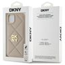 DKNY DKHCP15MPQDSLE iPhone 15 Plus 6.7"  beżowy/beige Quilted Stack Logo na NearMe.pl