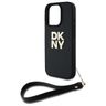 DKNY DKHCP16XPBSWSK iPhone 16 Pro Max    6.9" czarny/black hardcase Wrist Strap Stock Logo na NearMe.pl