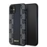 DKNY DKHMN61PCPVSLK iPhone 11 / Xr6.1" czarny/black hardcase Leather Checkered Mono Pattern MagSafe na NearMe.pl