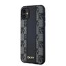 DKNY DKHMN61PCPVSLK iPhone 11 / Xr6.1" czarny/black hardcase Leather Checkered Mono Pattern MagSafe na NearMe.pl