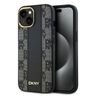 DKNY DKHMP15SPCPVSLK iPhone 15 / 14 / 136.1" czarny/black hardcase Leather Checkered Mono Pattern MagSafe na NearMe.pl